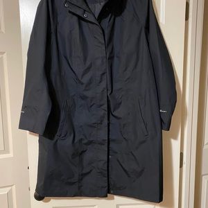 Eddie Bauer below the knee length rain jacket